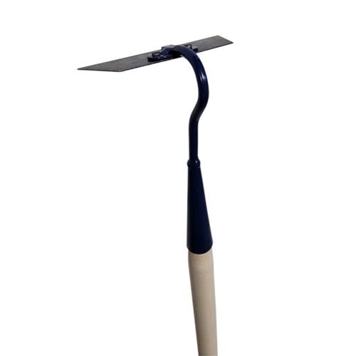 12 cm / 5 inch Solid Steel Swan Neck Hoe Head Garden Tool with Wooden Handle — image 12