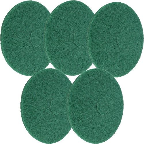 5 Pack Floor Polisher Cleaning Scrubbing Dry Buffing & Polishing 18" Pads Green
