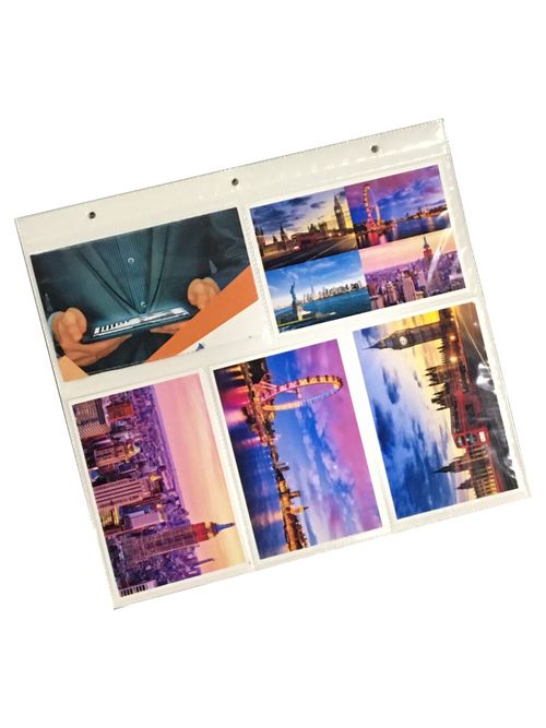 20 Slip in Refill Sheets to Hold 200 Photos for Large Ringbinder 6x4 Photo Album — image 2