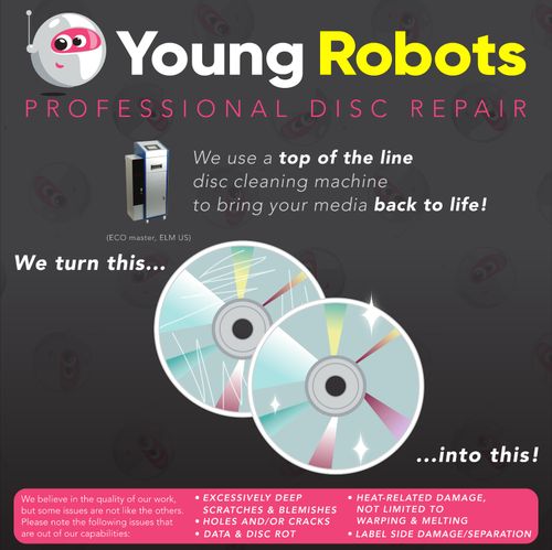 35 Video Game, Gamecube, CD DVD Blu-Ray Disc Repair Service - Remove Scratches — image 1