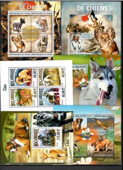 DOG breeds / dogs collection Pt. 2 (countries M-S) - 52 s/s MNH #CNA402 — image 12