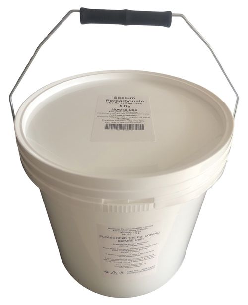 No Rinse Steriliser Cleanser 5Kg Bucket Sodium Percarbonate Easy Use Homebrew — image 3