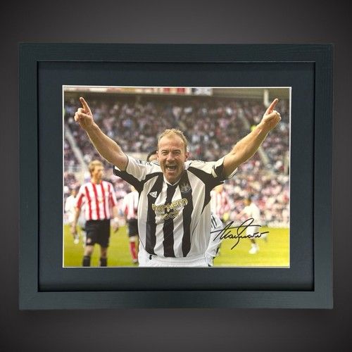 Framed Alan Shearer Hand Signed Newcastle Photo With COA £89.99