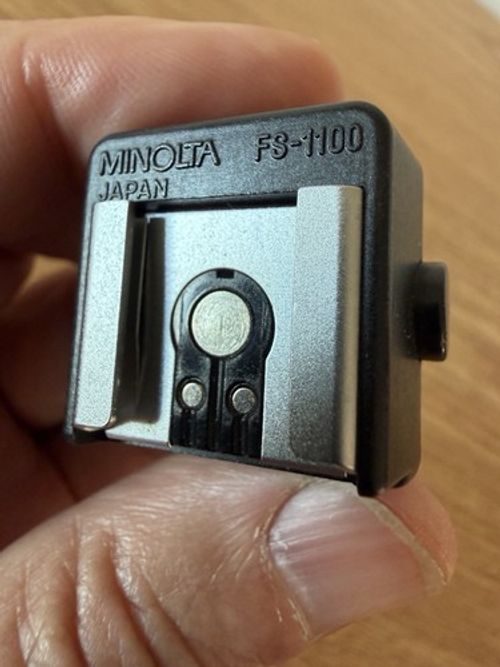 Minolta FS-1100 Flash Shoe Adapter Dynax Maxxum AF Sony Alpha Genuine