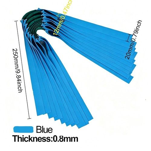 5 Flat Rubber Bands Slingshot Hunting Catapult Replacement Tapered Elastic Band