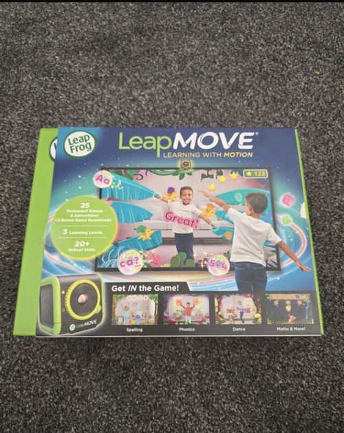 LeapFrog LeapMOVE Learning With Motion Educational Game System Used once — image 2