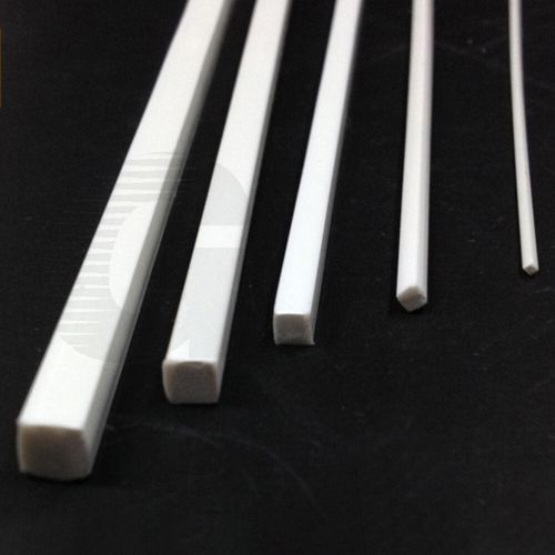 250mm White Solid ABS Plastic Square Rod Bar Strip Modelling Craft Material DIY — image 4