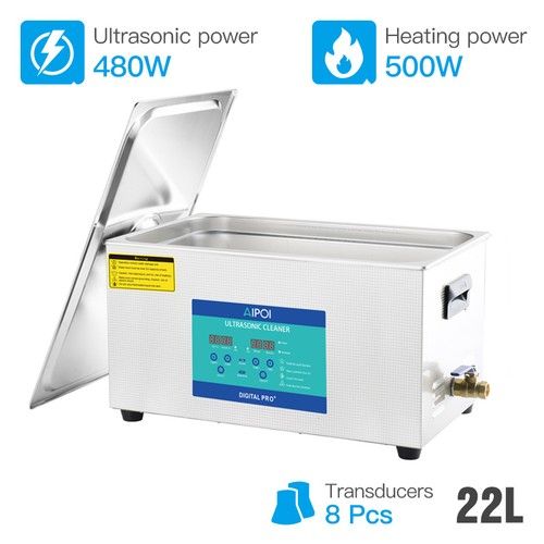 0.8-30L Digital Ultrasonic Cleaner Ultra Sonic Bath Cleaning Tank Timer Heater