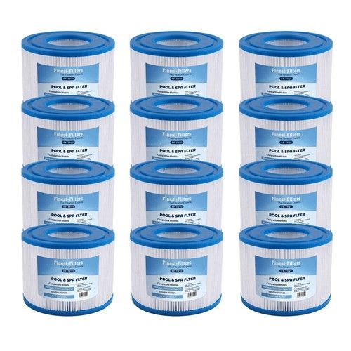 12 X Spa Hot Tub Filter Cartridge Compatible For Lay-Z-Spa Intex Type VI Bestway