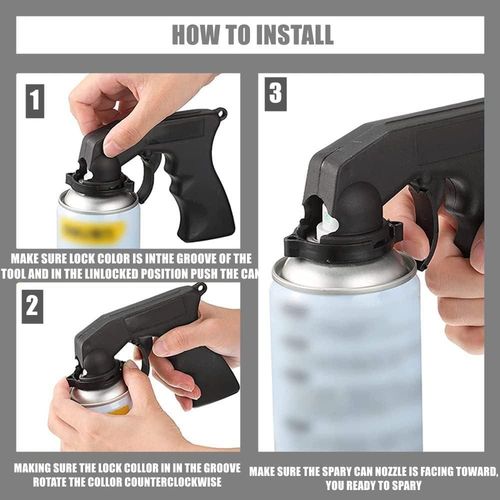 SPRAY PAINT APPLICATOR HANDLE CAR CAN TRIGGER HANDLE FOR SPRAYER CANS HOLDER  — image 2