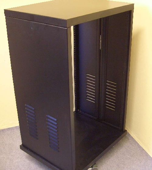 18 U 19" steel rack rack server rack studio rack table rack incl. wheels Roadinger — image 2