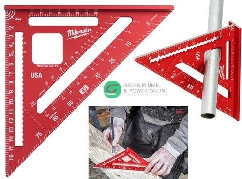 MILWAUKEE 180mm Metric Carpenters Framing Rafter  Square 4932472124