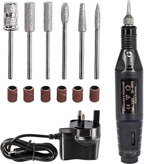 Electric Nail File for Thick Toe Nails Adjustable Speed Electric Nail Drill