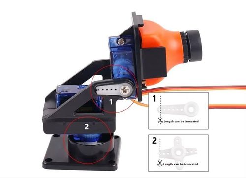 Camera Pan Tilt Servo Gimbal Bracket inc 2 X SG90 Servo FPV Pi Arduino Robot — image 5