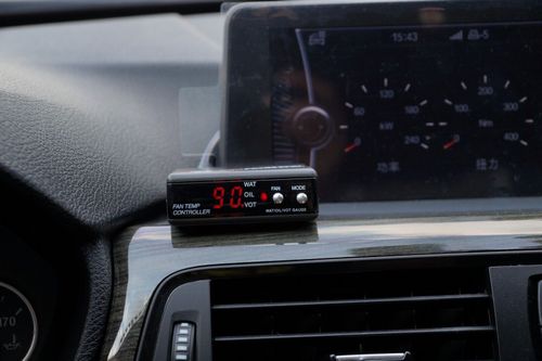 Cooling Fan Temperature Controller Display Engine Radiator Water Oil Temp 12v — image 19
