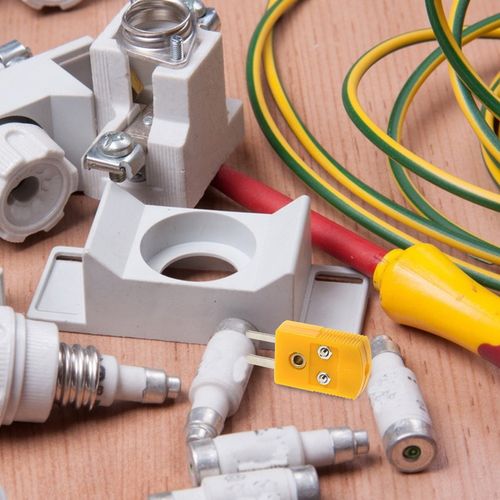 6Pcs Durable ABS Thermocouple Plug Connector K Type Yellow Wire Adapter — image 5