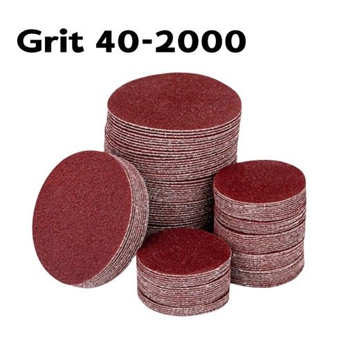 50mm Sanding Discs Pads Sandpaper 2 inch Orbital Hook and Loop Grit 40-2000