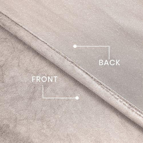 Blackout Curtains Thick Velvet Eyelet Ring Top Ready Made Lined Curtain Pair — image 4
