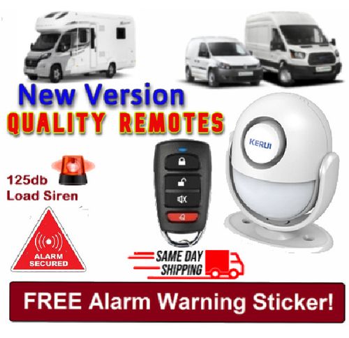 Camper-Motorhome-Caravan-RV Easy-Fit Wireless Alarm Security Entry Motion Sensor — image 1