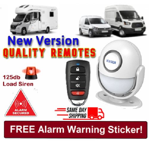 Camper-Motorhome-Caravan-RV Easy-Fit Wireless Alarm Security Entry Motion Sensor