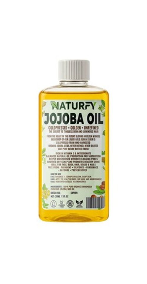 Jojoba Oil 100% Pure Certified Organic Cold Pressed Premium 30ml 50ml 100ml