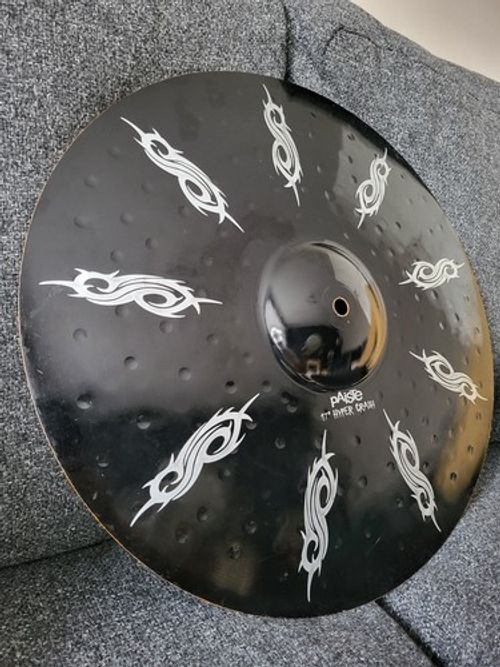 RARE Joey Jordison PAISTE 17"Hyper Crash
