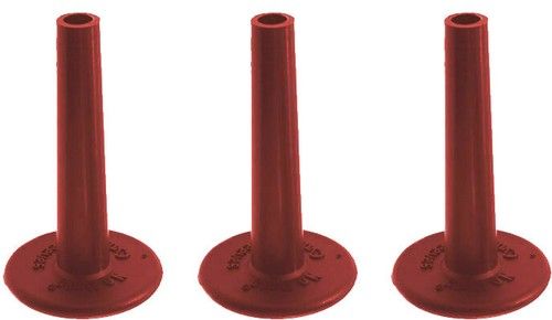No Nuts Cymbal Sleeves (Red) Pack of 3 \\ Free UK Mainland Shipping