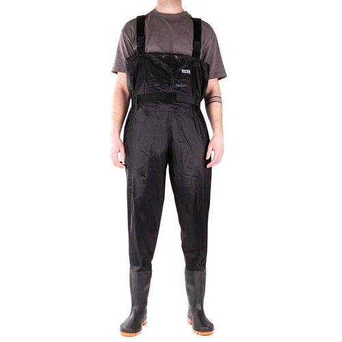 Savage Island Nylon Waterproof Chest Waders with Boots & Pocket Camping Fishing