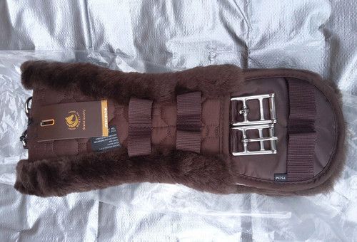 Merino ( 75cm ) Dressage Girth - Sheep & Lamb Wool ( Brown ) Brand: Merauno