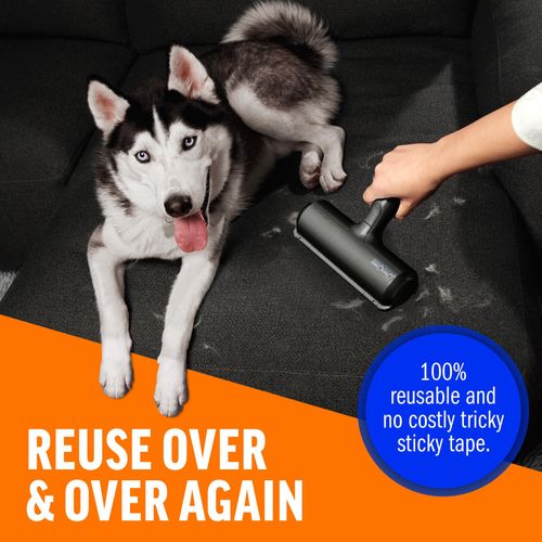 ChomChom Roller Pet Hair Remover - Original Size Reusable Lint Roller Black — image 4