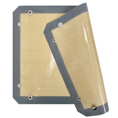 Silicone Baking Mat with Buckle Non Stick Reusable Oven Liner Baking Sheet Tray — image 7