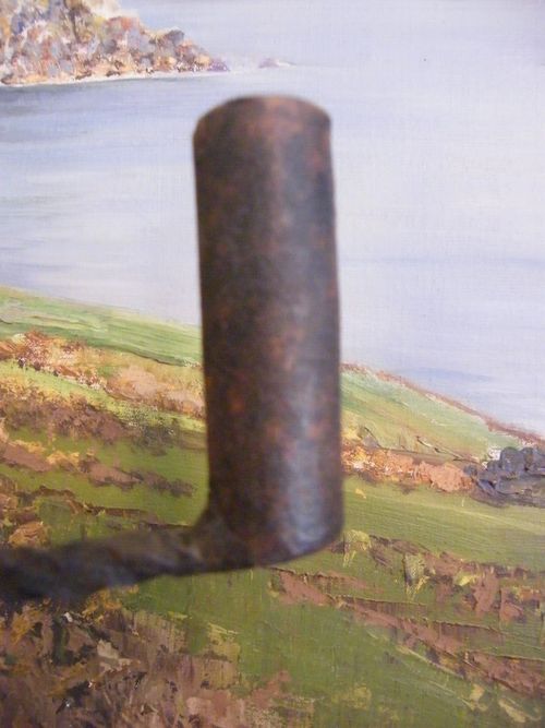 RARE RUSHLIGHT CANDLE HOLDER RUSH LIGHT RUSHNIP 18TH CENTURY #L4 — image 11