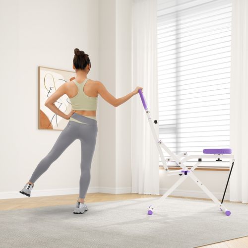 LCD Deep Squat Assist Trainer Machine Exercise Training for Home Gym Workout — image 14