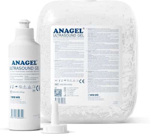 Anagel UGEL5000 Ultrasound Gel Bottle 5L with 250Ml Refill Bottle…