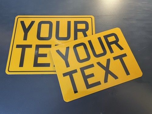 Motorbike Show Number Plate 6x4 7x3 7x5 8x5 8x6 9X3 Reflective Bike Plate