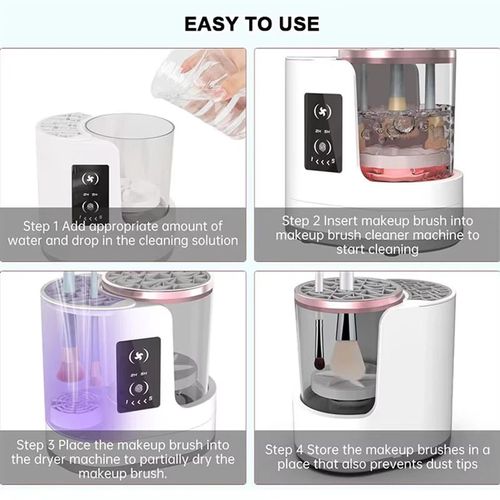 Electric Makeup Brush Cleaner Machine Portable Automatic USB Cleaning Tool Dryer — image 9
