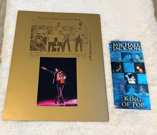 Michael Jackson King of Pop/This is It Tour hologram ticket and programme. 