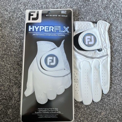 FootJoy HyperFLX Men’s Left Hand Golf Glove Small Leather Breathable Flexible