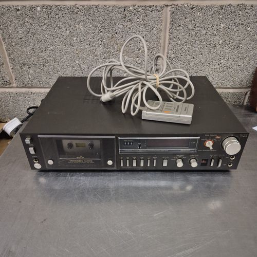 TECHNICS RS-M270X CASSETTE TAPE DECK DIRECT DRIVE 2 MOTOR SX HEAD with remote — image 1