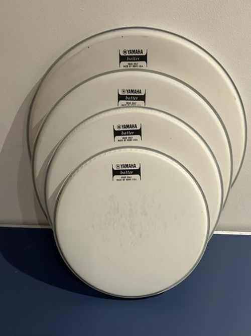 Remo Ambassador drum head set Coated With Yamaha Logo, 10, 12, 14 And 16