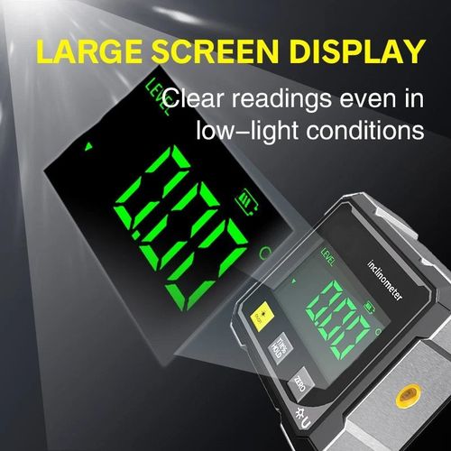 360° Magnetic Digital Angle Gauge Finder With Laser Inclinometer Level Meter UK — image 5