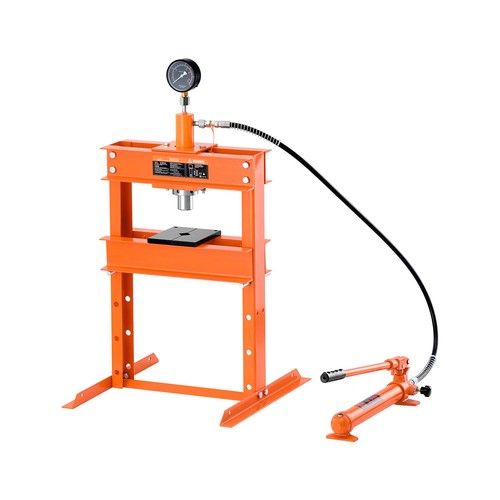10 T Hydraulic Shop Press with Press Plate Heavy Duty Garage Hydraulic Press