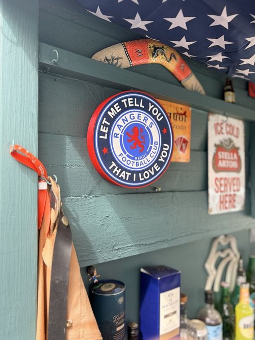 Glasgow Rangers LED Light Box Sign Football Man Cave Home Bar Fan Gift USB — image 4
