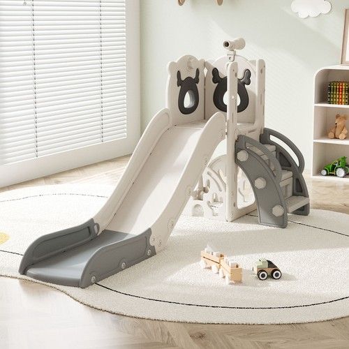 Kids Slide Toddler Baby Slide Playground Climber Toy Indoor Outdoor Plays Set UK