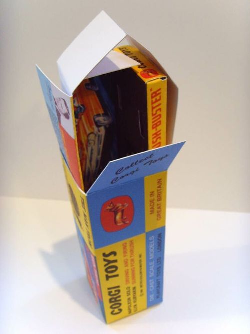 CORGI 497- MAN FROM UNCLE 'THRUSH BUSTER'- Display/ Reproduction box & tray ONLY — image 5