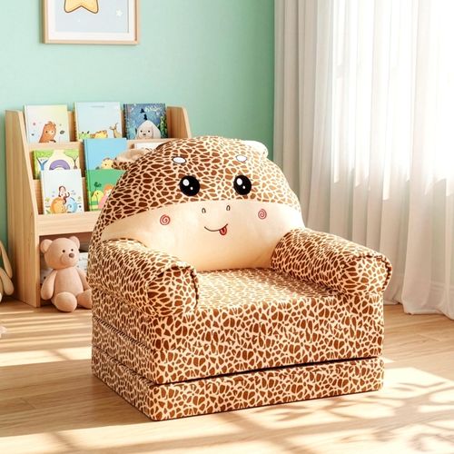 3-in-1 Foldable Kids Sofa High Density Foam Removable Washable — image 1