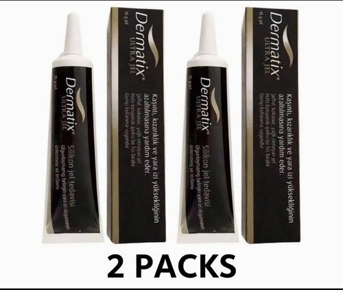 2packs of Dermatix Silicone Scar Treatment Gel Advanced Silcione Scar. 15g