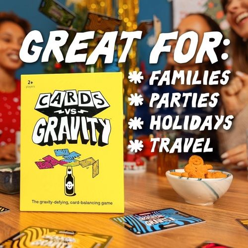 Cards vs Gravity Ultimate Stacking & Balancing Family Night Board Card Game — image 2