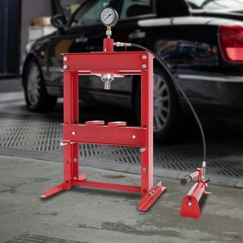 12Ton Hydraulic Shop Press Heavy Duty Garage Hydraulic Press with Press Plate UK
