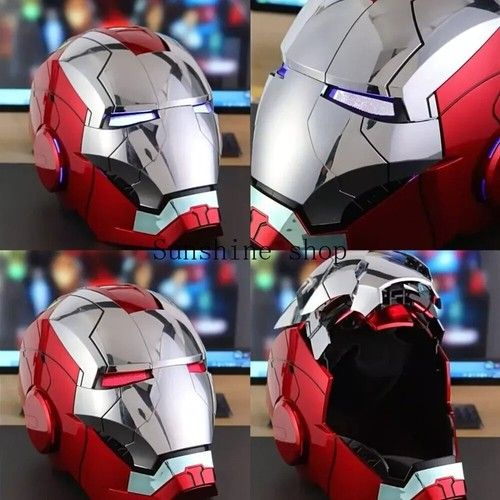 Autoking Iron Man Helmet MK5 1/1 Voice-controlled Transform Prop Wearable Mask